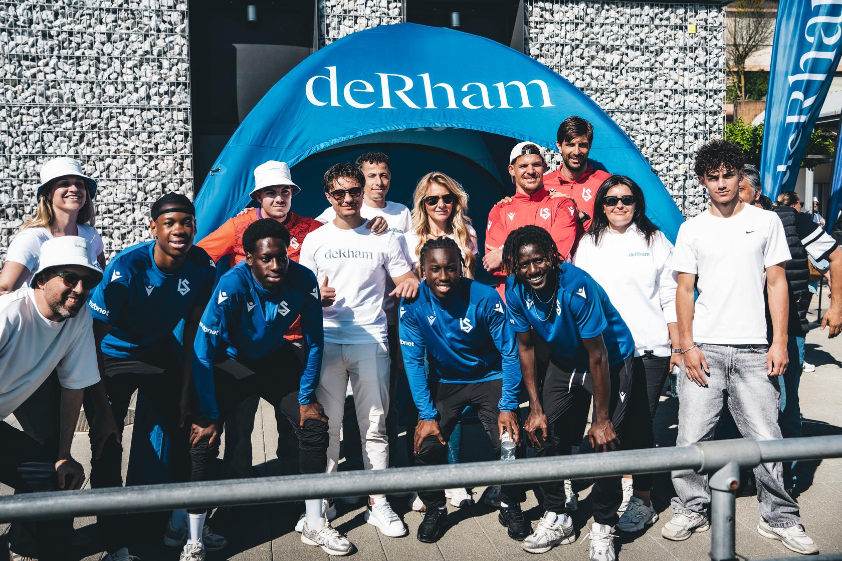 Photo collective joueurs et &eacute;quipe deRham - &Eacute;cublens 2026