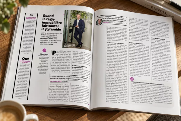 Article PME Magazine - deRham repense son modèle de management - Octobre 2026