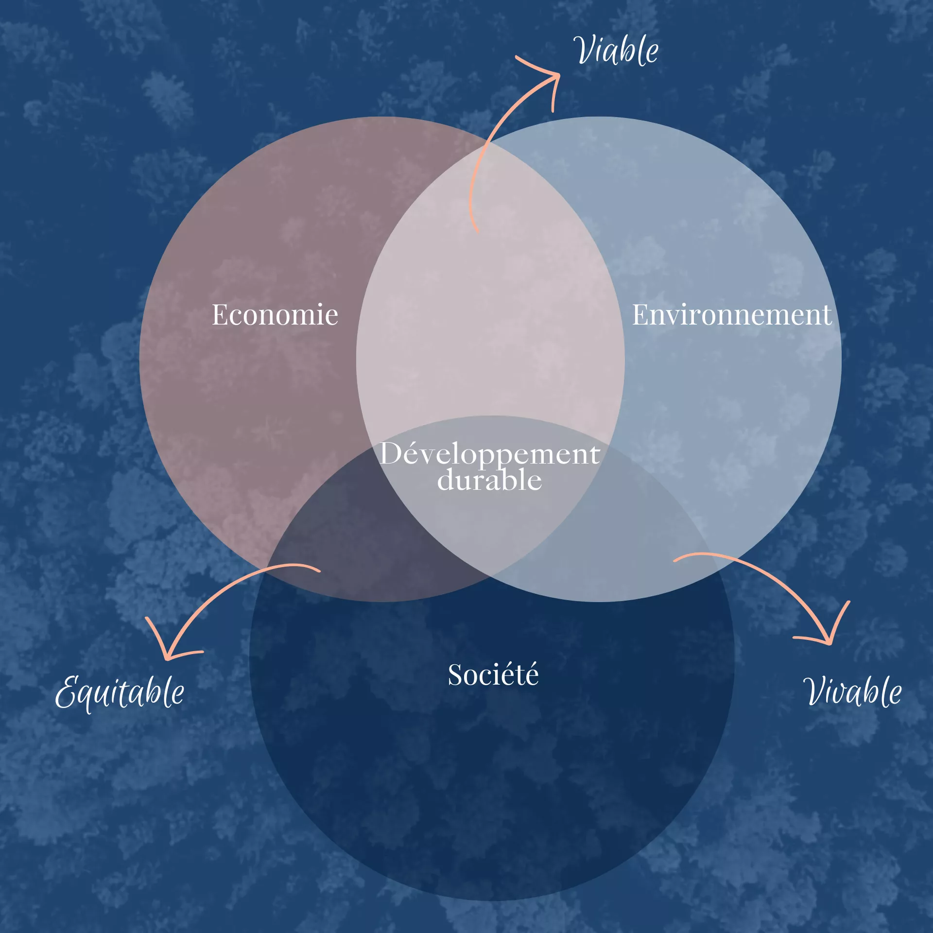 Les Trois Sphères du Développement Durable RSE - deRham - Un futur durable ensemble