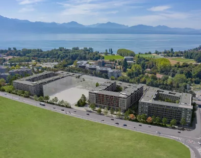 Quartier Horizons -  huit bâtiments durables où se mêleront logements, bureaux et commerces dans un environnement généreusement arboré.