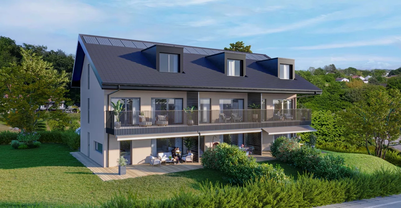 Logis du Bois Genoud - Romanel-sur-Lausanne, 3 villas contigües