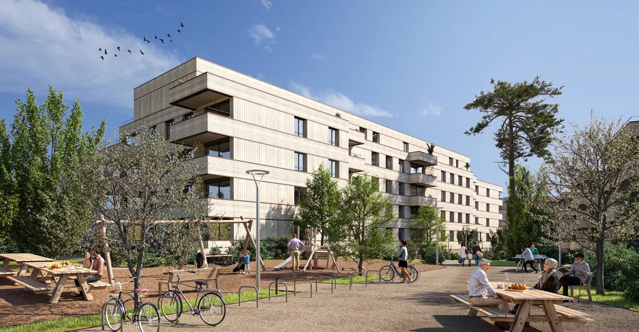 bonacasa living crissier - 63 appartements neufs de 2.5 à 4.5 pièces à louer à Crissier dans un lieu de vie pensée pour aujourd’hui et demain