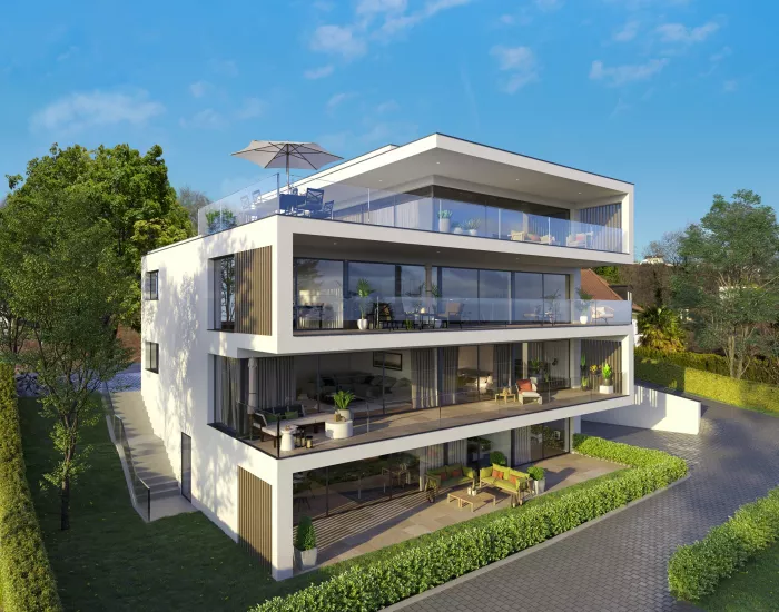 Promotion Leisis 10 - Duplex en attique avec vue panoramique sur le Léman