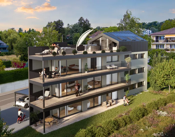 Appartements du 3.5 au 4.5 pièces à vendre à Prilly avec terrasse et place de parc