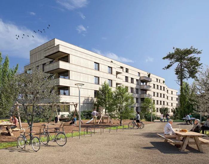 bonacasa living crissier - 63 appartements neufs de 2.5 à 4.5 pièces à louer à Crissier dans un lieu de vie pensée pour aujourd’hui et demain