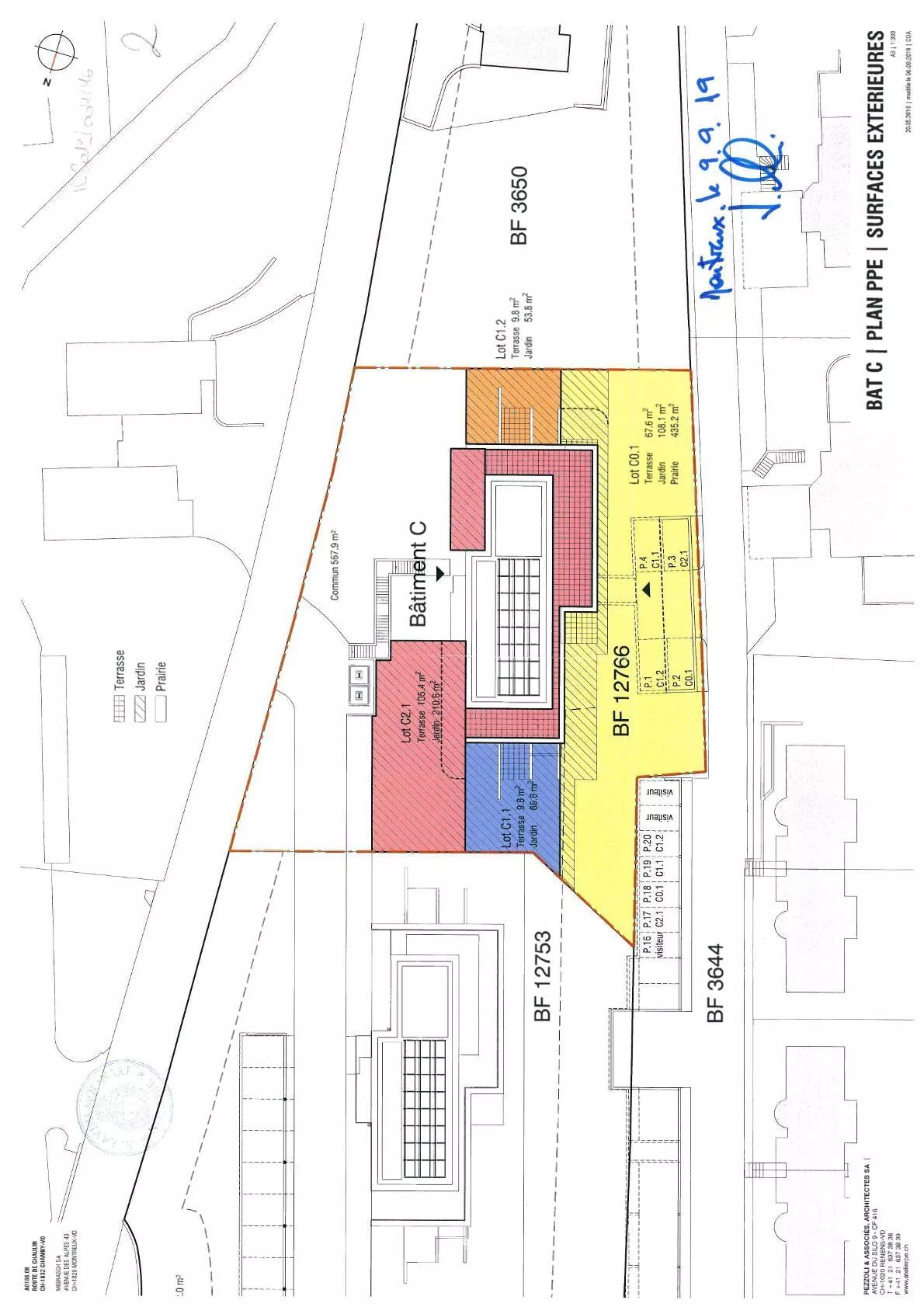 Plan servitudes Lot C2.1